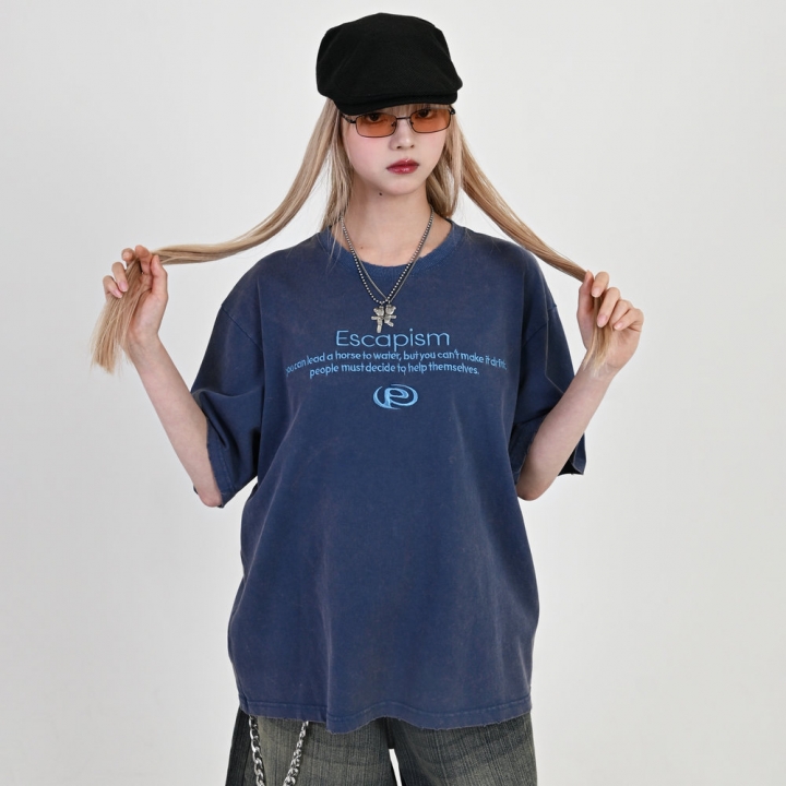 【10日以内お届け】エンブロイダリーTシャツ L2119 【10日以内お届け】エンブロイダリーTシャツ L2119