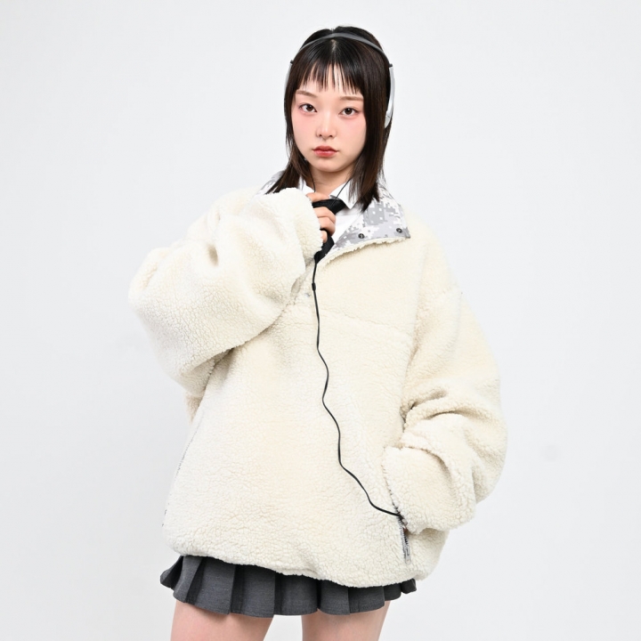 【10日以内お届け】 リバーシブルプルオーバージャケット L2162