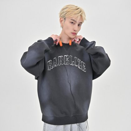 【10日以内お届け】アップリケロゴスウェット L2088 【10日以内お届け】アップリケロゴスウェット L2088