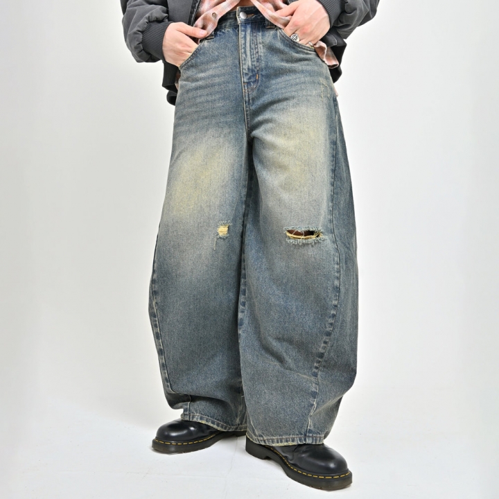 【10日以内お届け】バルーンダメージデニム L2177 【10日以内お届け】バルーンダメージデニム L2177