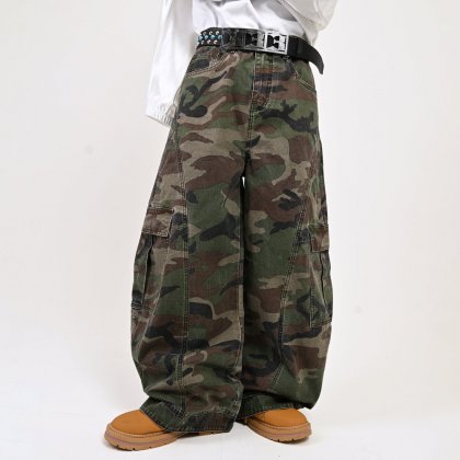 【10日以内お届け】ウォッシュドバルーンカモフラージュチノ L2096 【10日以内お届け】ウォッシュドバルーンカモフラージュチノ L2096