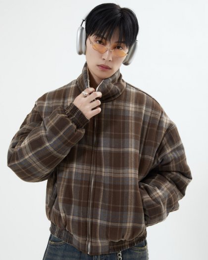 【10日以内お届け】リバーシブルチェックアウター L2142 【10日以内お届け】リバーシブルチェックアウター L2142