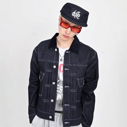 【10日以内お届け】コーデュロイカラーリジットデニムジャケット L2155 【10日以内お届け】コーデュロイカラーリジットデニムジャケット L2155