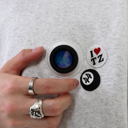 【10日以内お届け】デジタル缶バッジスウェット L2097 【10日以内お届け】デジタル缶バッジスウェット L2097