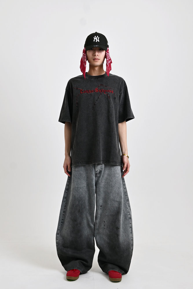 【10日以内お届け】ウォッシュドヴィンテージビッグTシャツ L1119