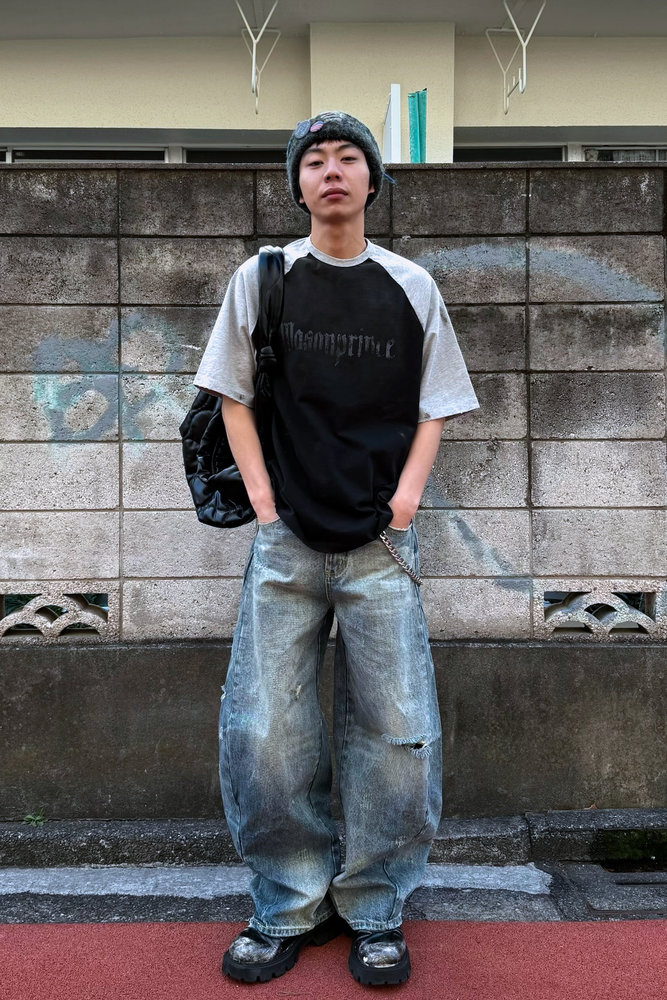 【10日以内お届け】カジュアルダメージバルーンデニム L2079