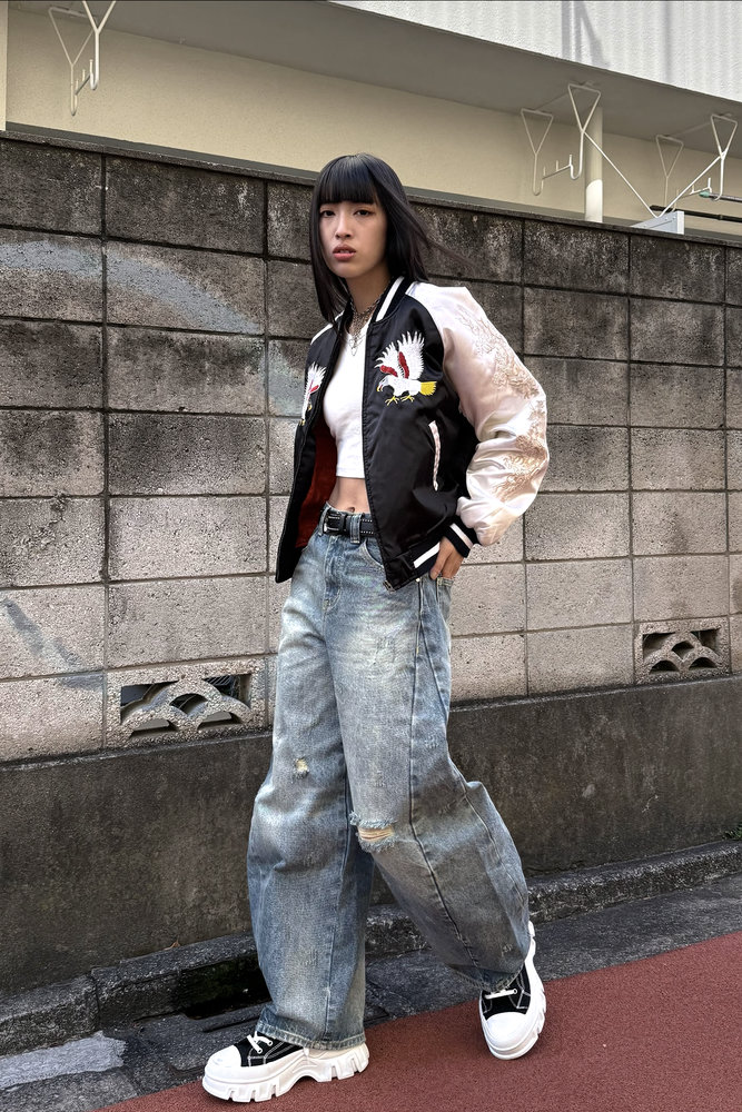 【10日以内お届け】カジュアルダメージバルーンデニム L2079