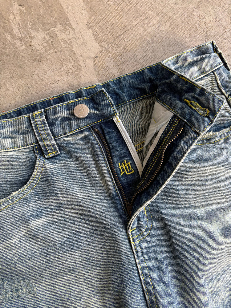 【10日以内お届け】カジュアルダメージバルーンデニム L2079