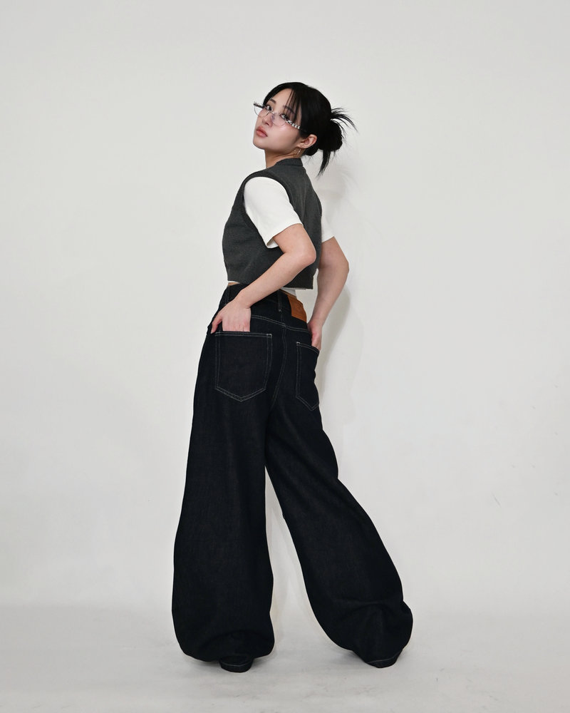 【10日以内お届け】ステッチバルーンインディゴデニム L2083