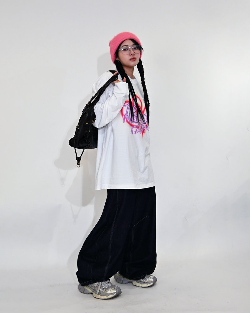 【10日以内お届け】ステッチバルーンインディゴデニム L2083