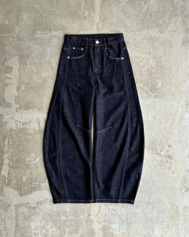 【10日以内お届け】ステッチバルーンインディゴデニム L2083
