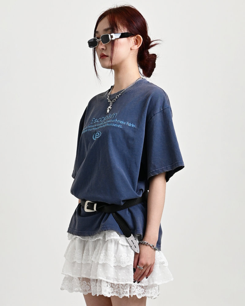 【10日以内お届け】エンブロイダリーTシャツ L2119