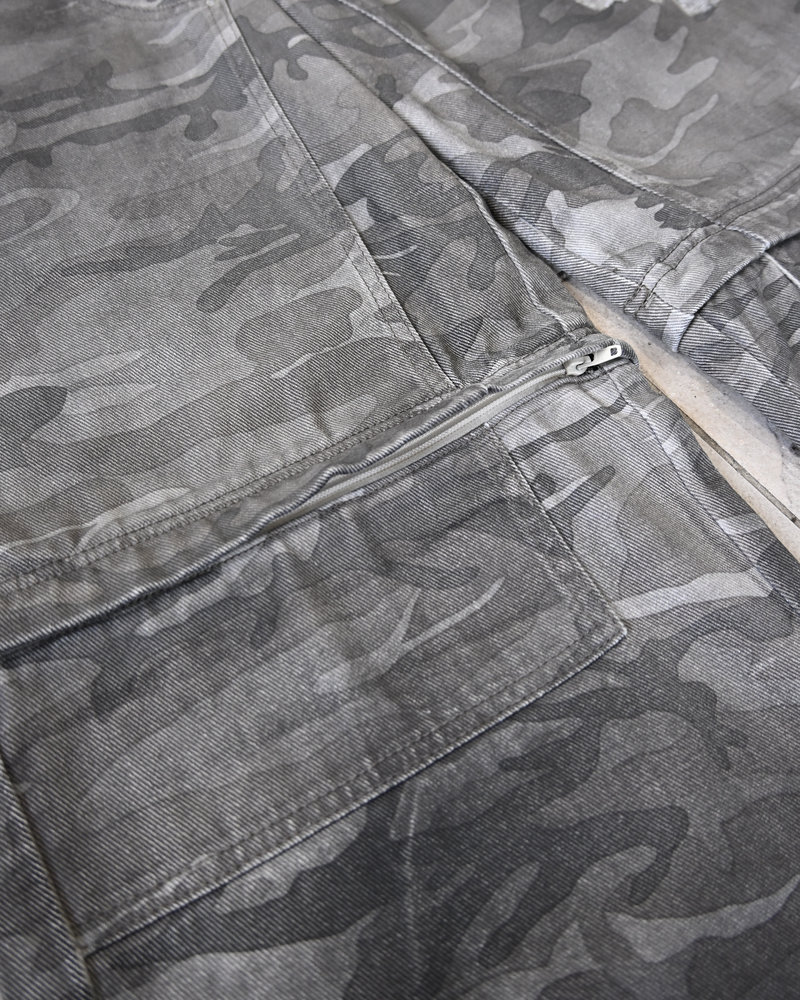 【10日以内お届け】 ダメージカモ2WAYパンツ L2103