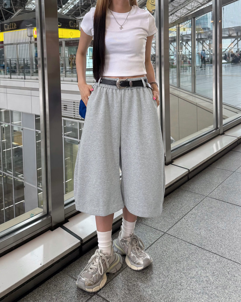 【10日以内お届け】バルーンスウェットハーフパンツ L2133