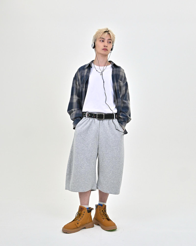 【10日以内お届け】バルーンスウェットハーフパンツ L2133