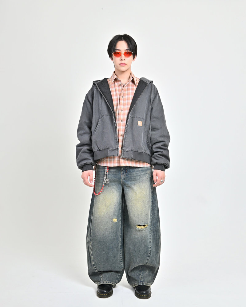 【10日以内お届け】バルーンダメージデニム L2177