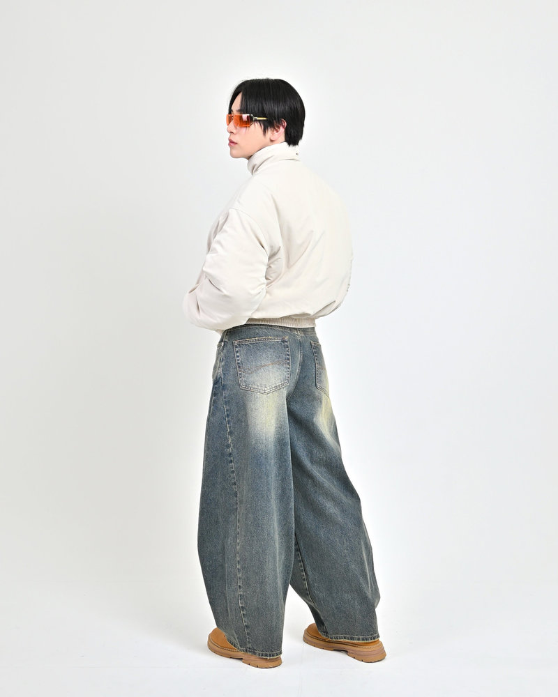 【10日以内お届け】バルーンダメージデニム L2177