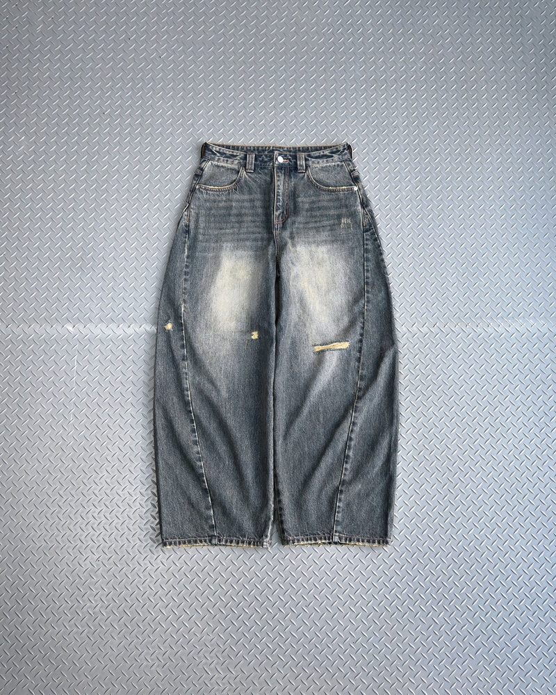 【10日以内お届け】バルーンダメージデニム L2177