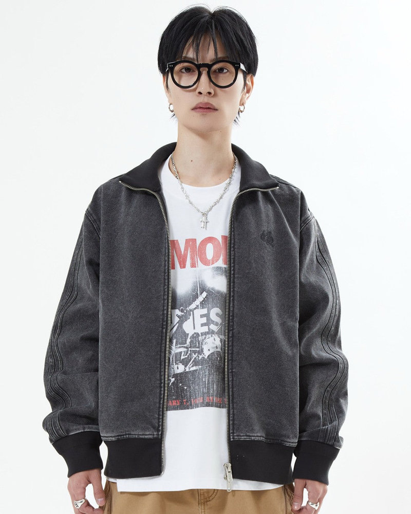 【10日以内お届け】ウォッシュドキャンバストラックジャケット L2137