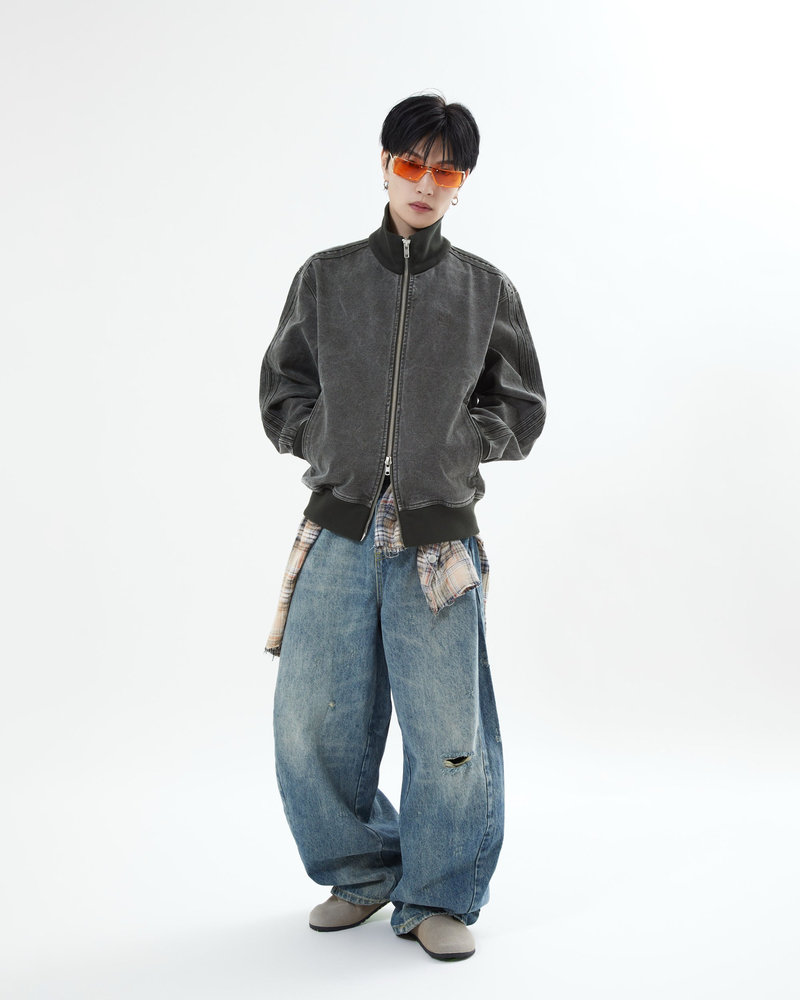 【10日以内お届け】ウォッシュドキャンバストラックジャケット L2137