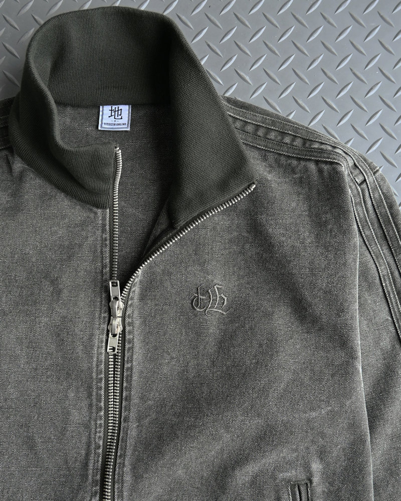 【10日以内お届け】ウォッシュドキャンバストラックジャケット L2137