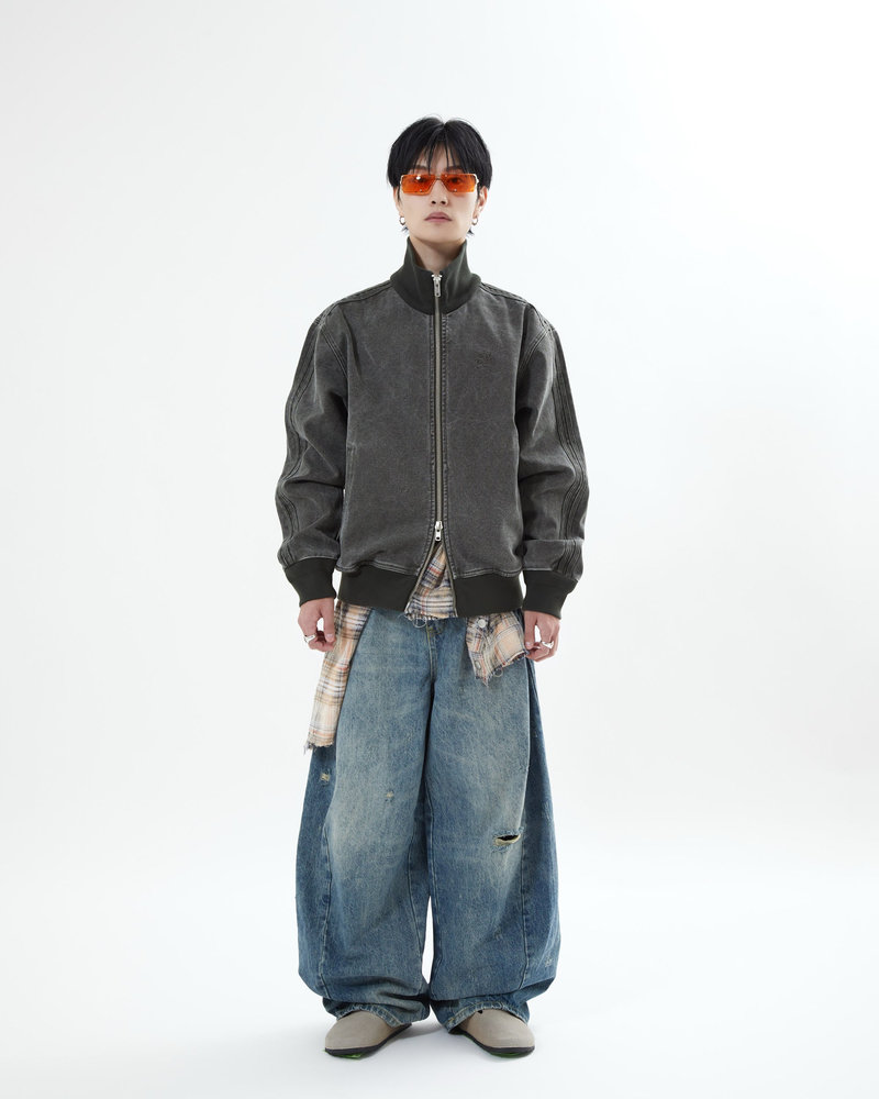 【10日以内お届け】ウォッシュドキャンバストラックジャケット L2137