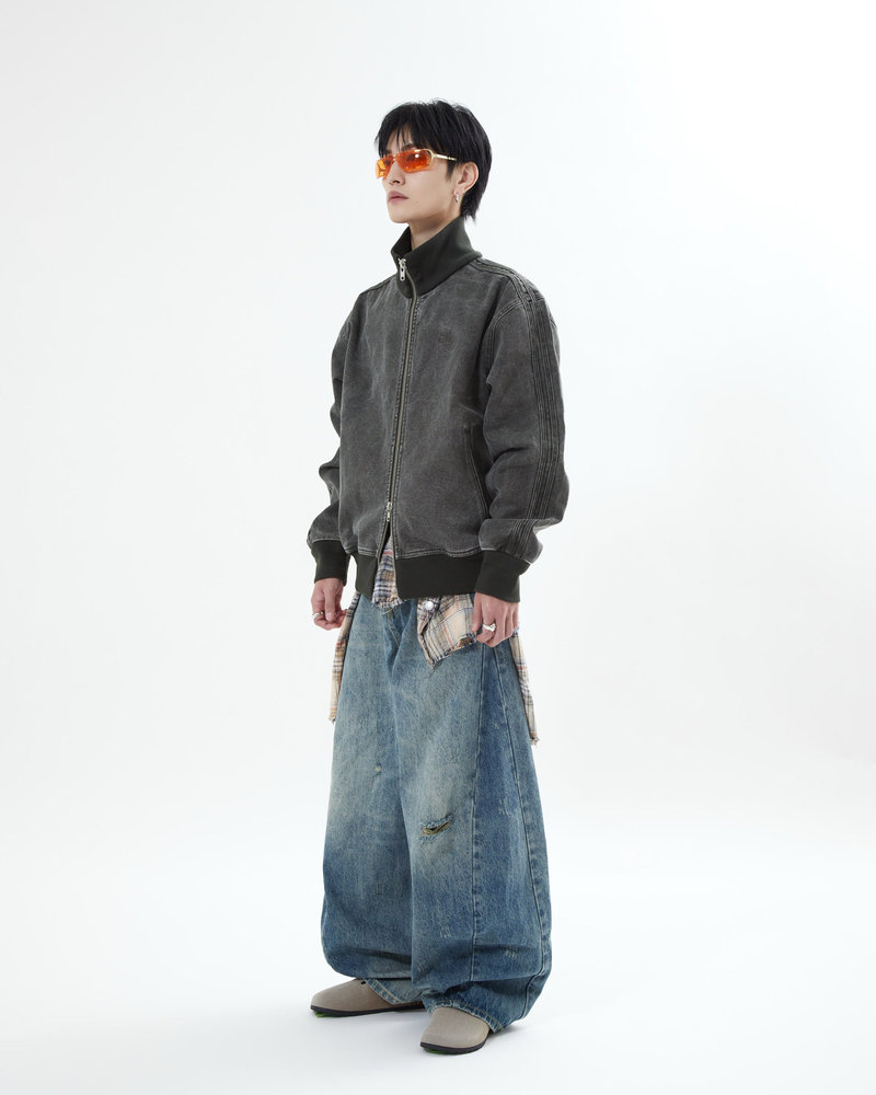 【10日以内お届け】ウォッシュドキャンバストラックジャケット L2137
