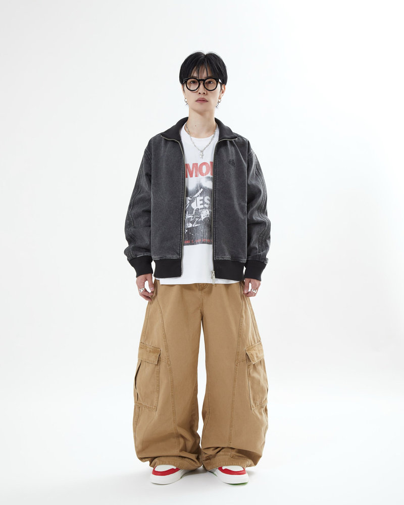 【10日以内お届け】ウォッシュドキャンバストラックジャケット L2137