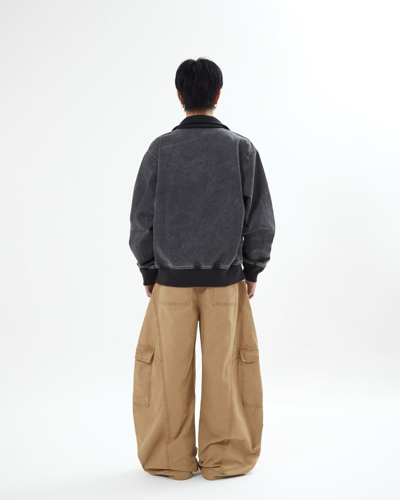 【10日以内お届け】ウォッシュドキャンバストラックジャケット L2137