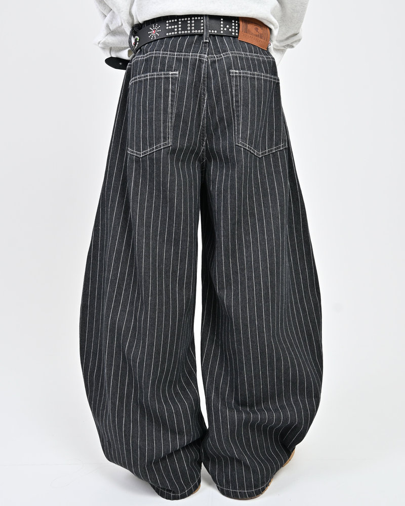 【10日以内お届け】ストライプバルーンデニム L2091