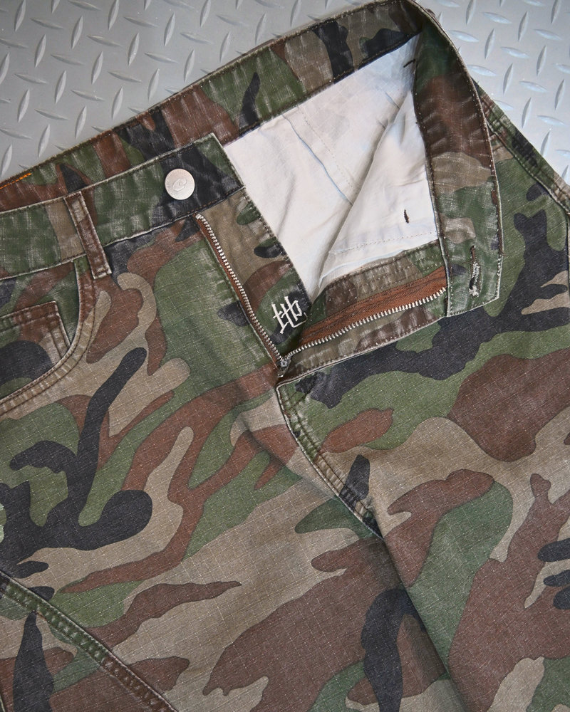 【10日以内お届け】ウォッシュドバルーンカモフラージュチノ L2096