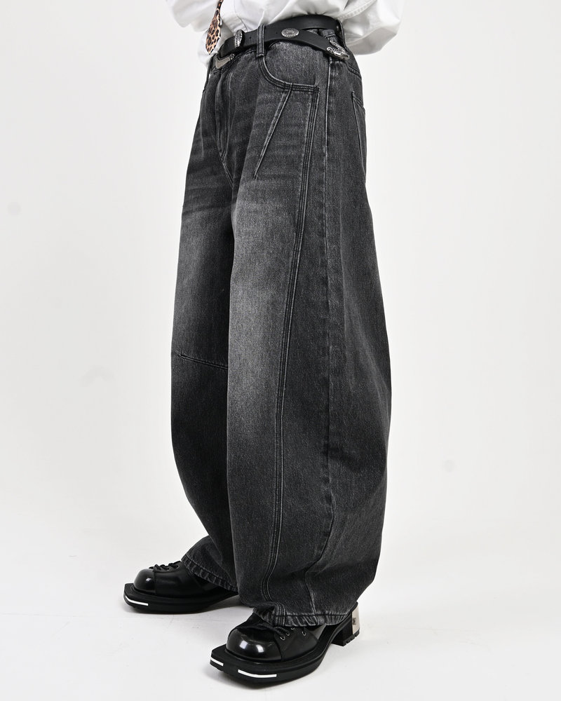 【10日以内お届け】ウォッシュドステッチバルーンデニム L2090