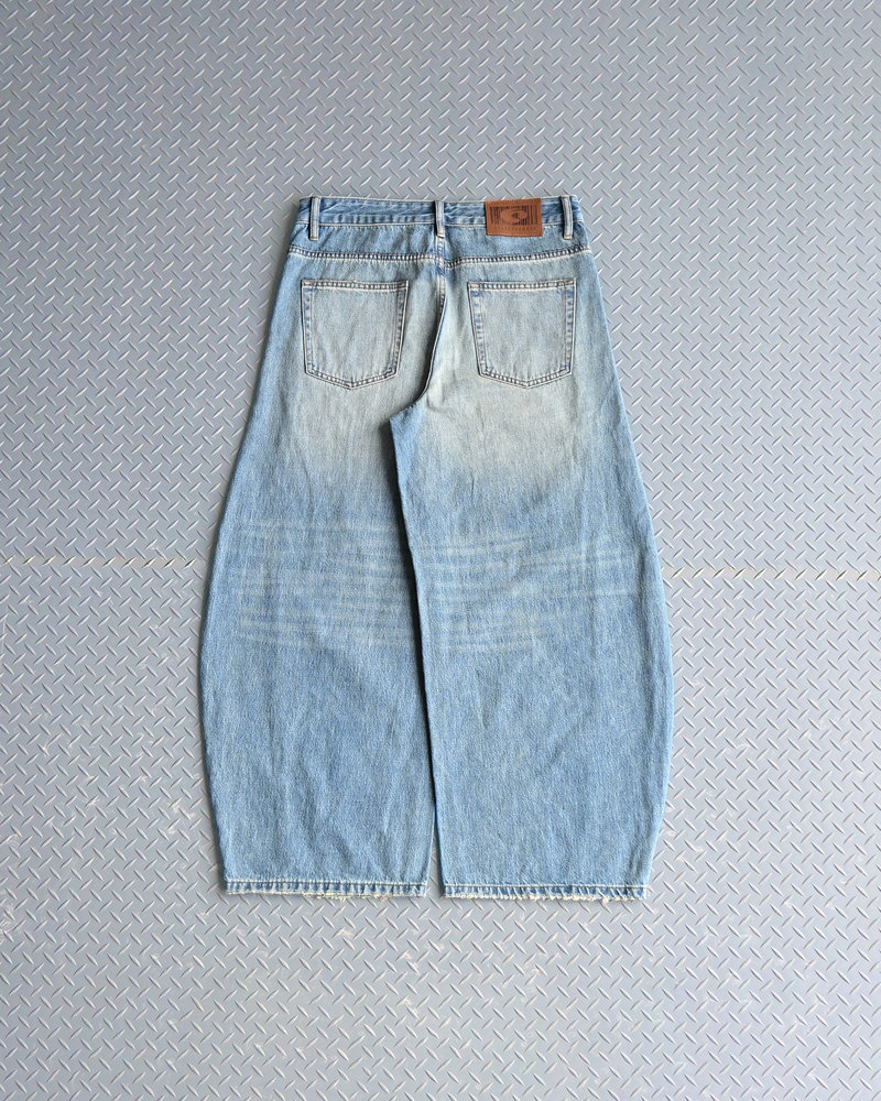 【10日以内お届け】ウォッシュドステッチバルーンデニム L2090