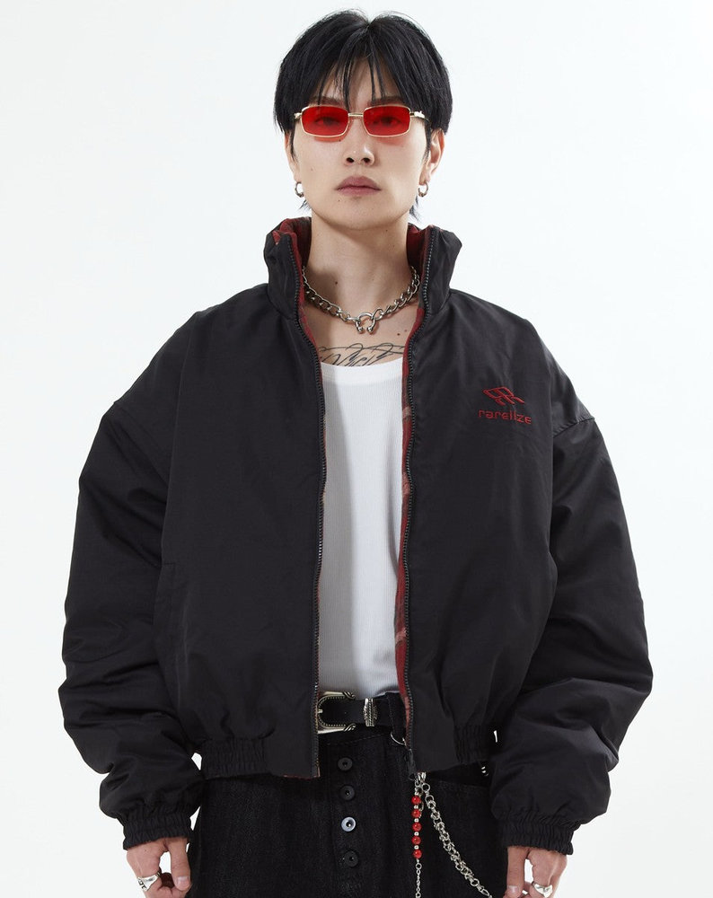 【10日以内お届け】リバーシブルチェックアウター L2142