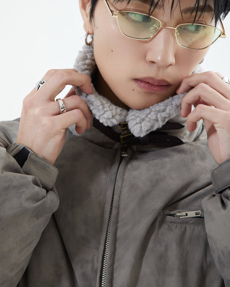 【10日以内お届け】スモーキー2WAYボアジャケット L2136