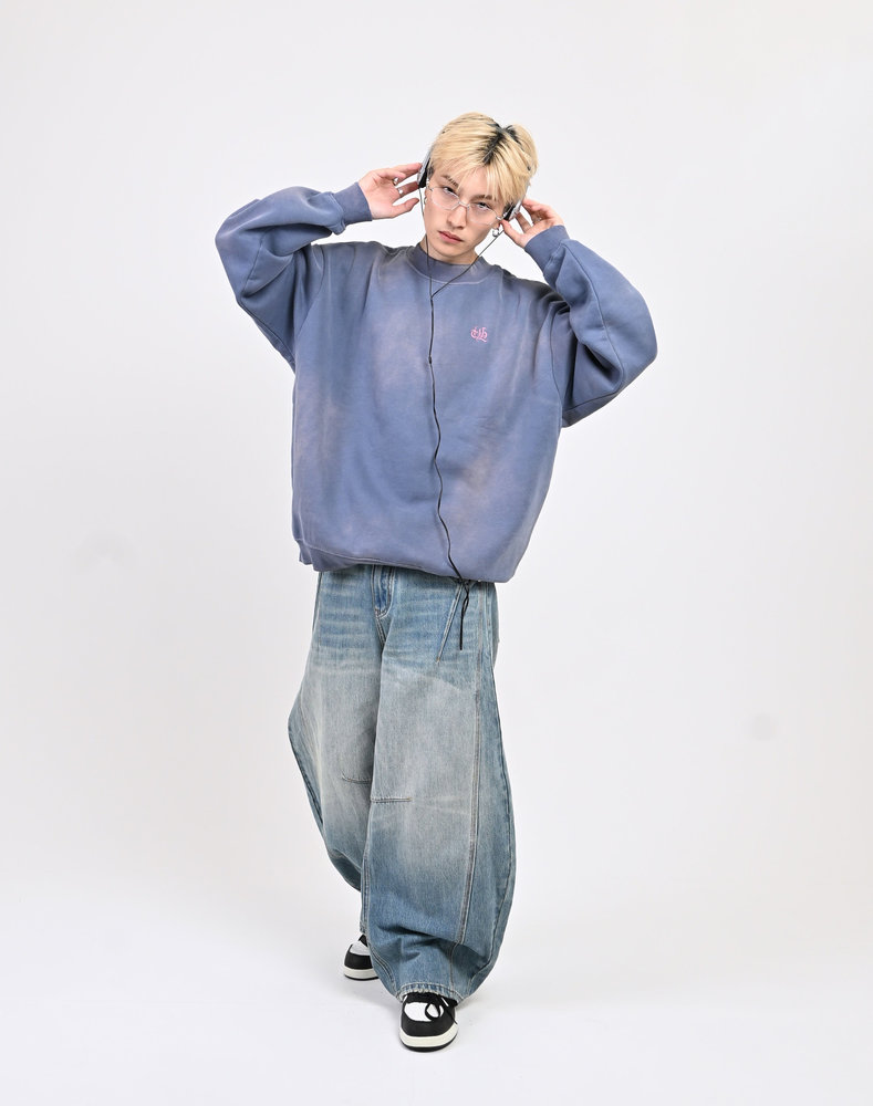 【近日発売予定】ウォッシュドロゴスウェット L2098