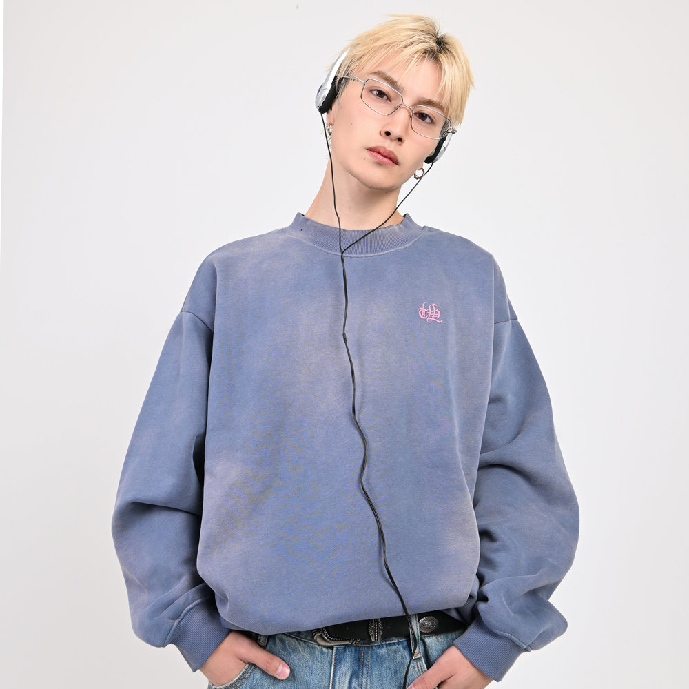 【近日発売予定】ウォッシュドロゴスウェット L2098