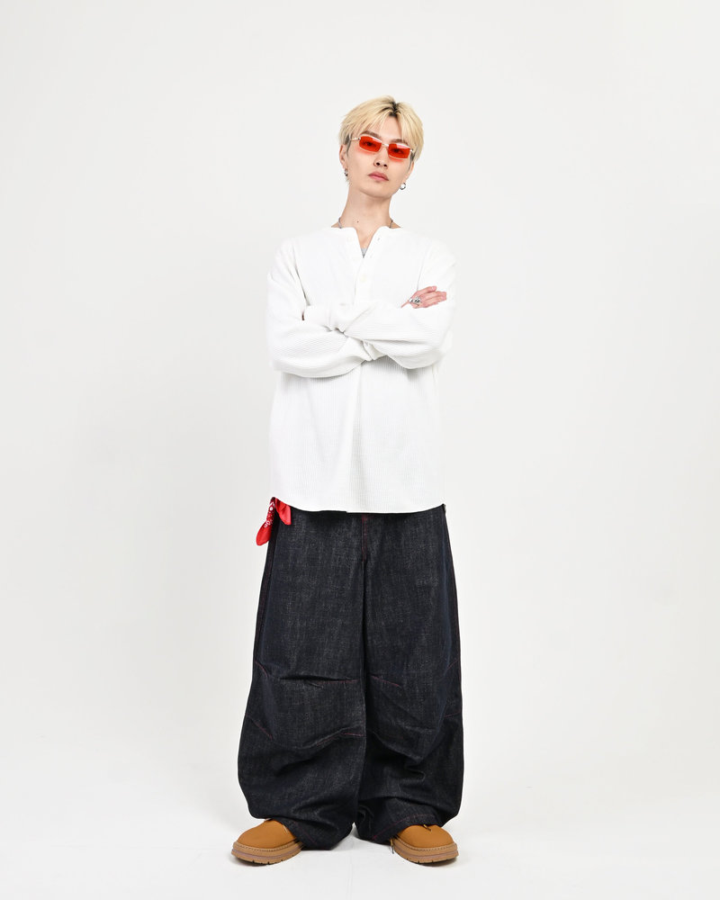 【10日以内お届け】パネルステッチデニム L2200