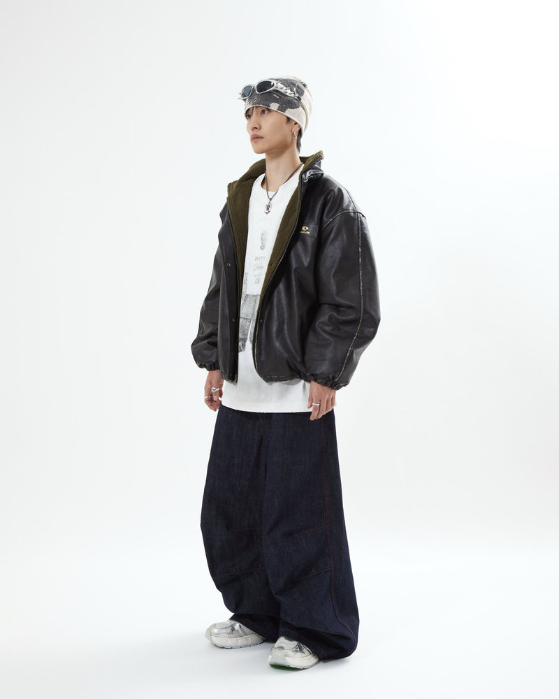 【10日以内お届け】パネルステッチデニム L2200