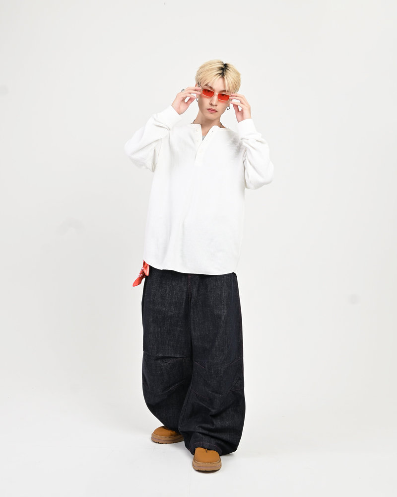 【10日以内お届け】パネルステッチデニム L2200