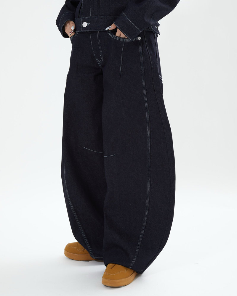 【10日以内お届け】リジットバルーンデニム L2156