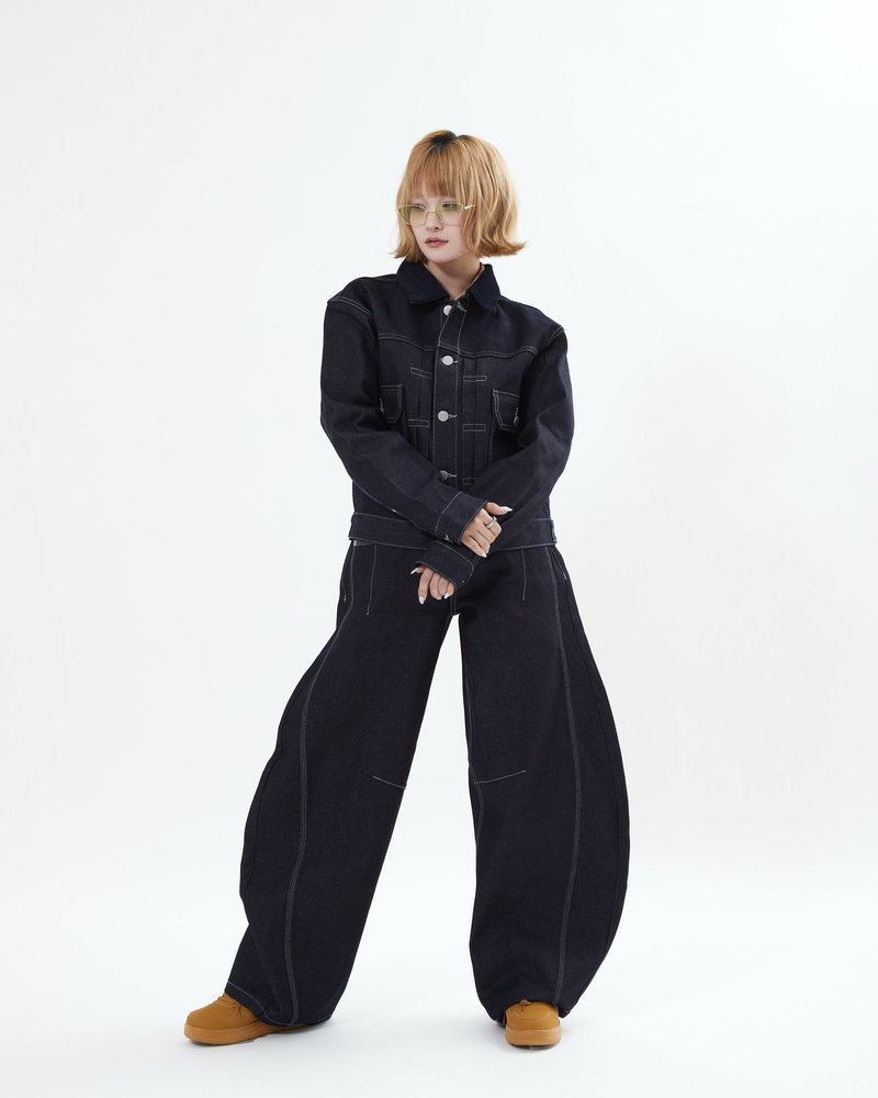 【10日以内お届け】リジットバルーンデニム L2156