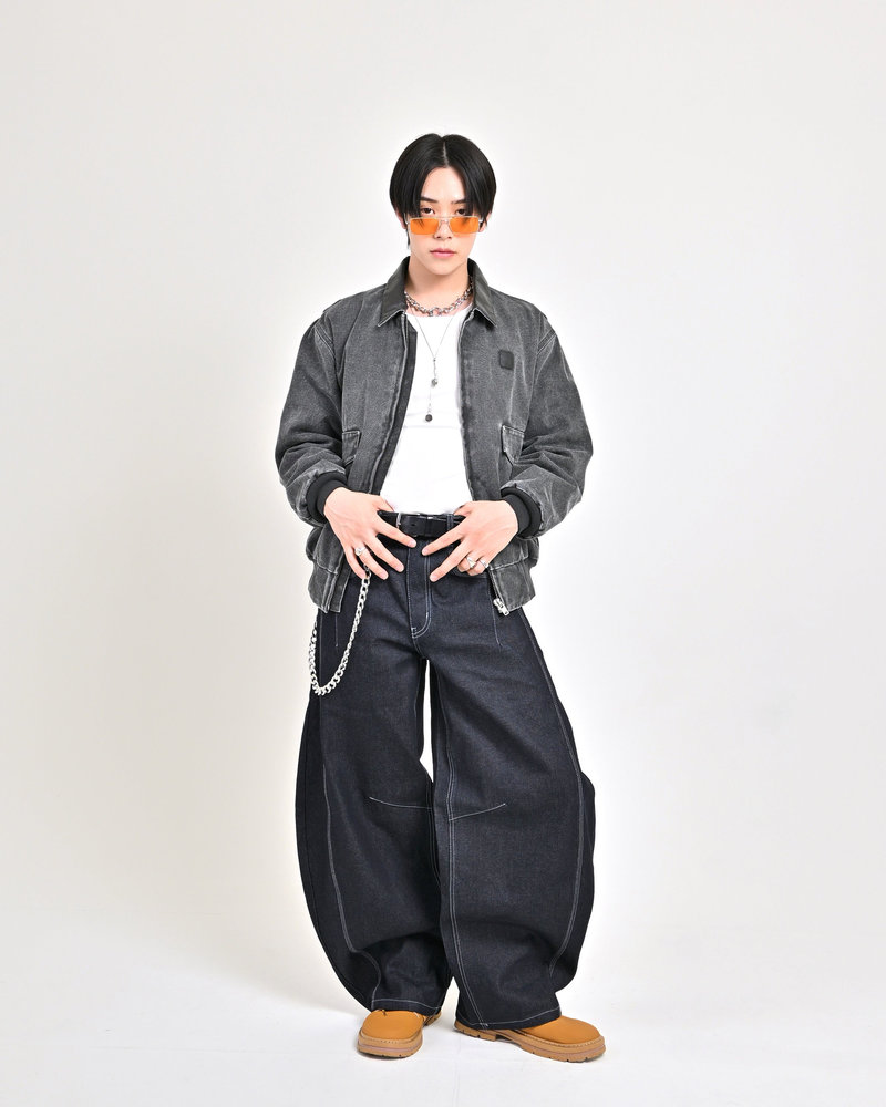 【10日以内お届け】リジットバルーンデニム L2156