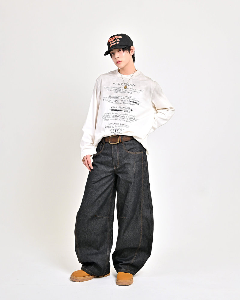 【10日以内お届け】リジットバルーンデニム L2156