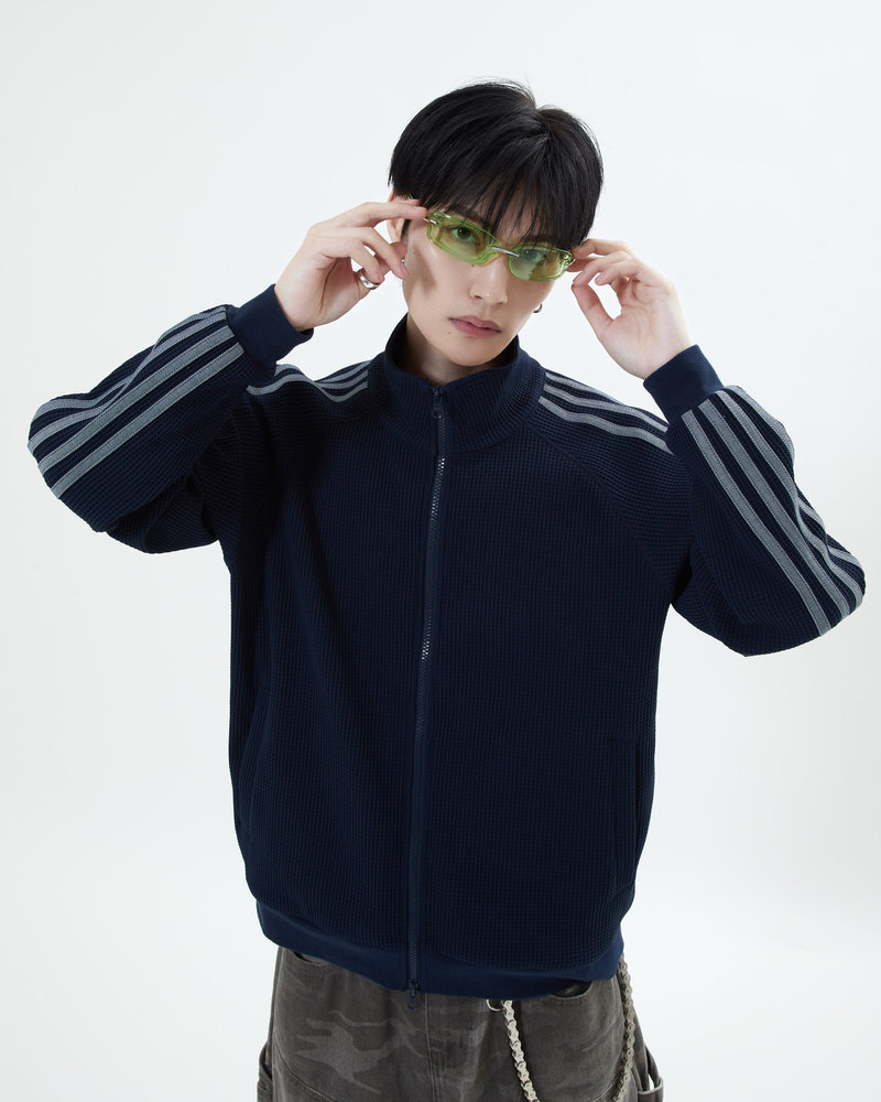 【10日以内お届け】ワッフルトラックジャケット L2161