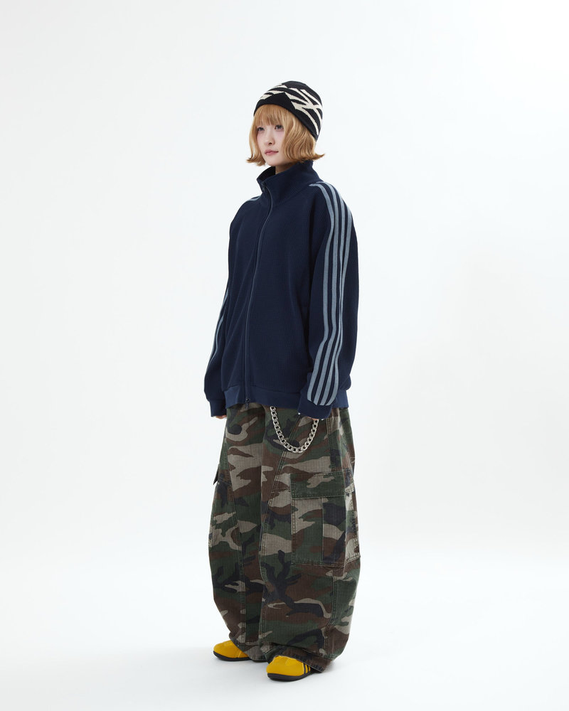 【10日以内お届け】ワッフルトラックジャケット L2161