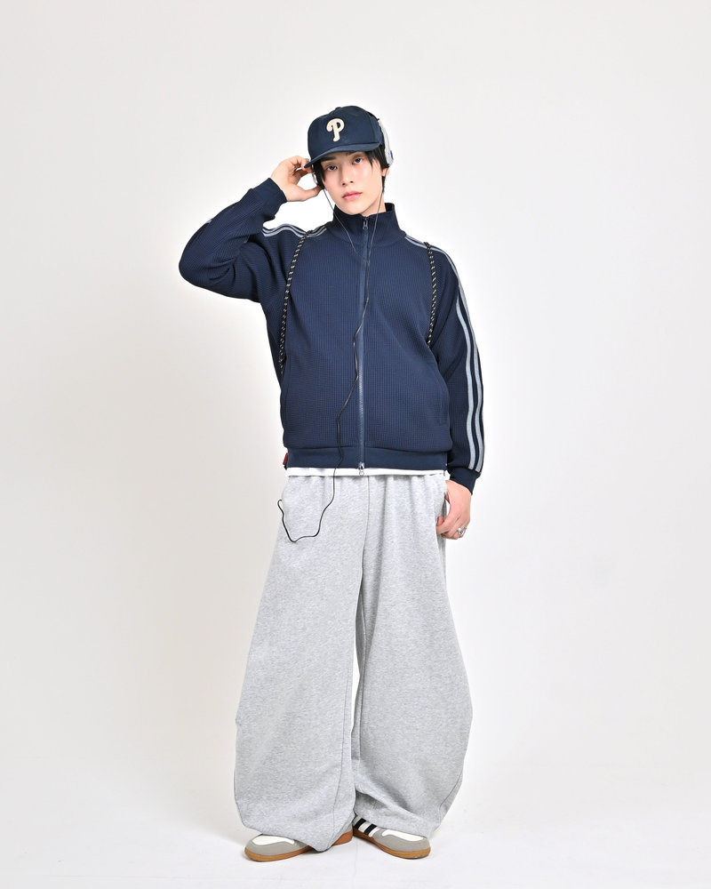 【10日以内お届け】ワッフルトラックジャケット L2161