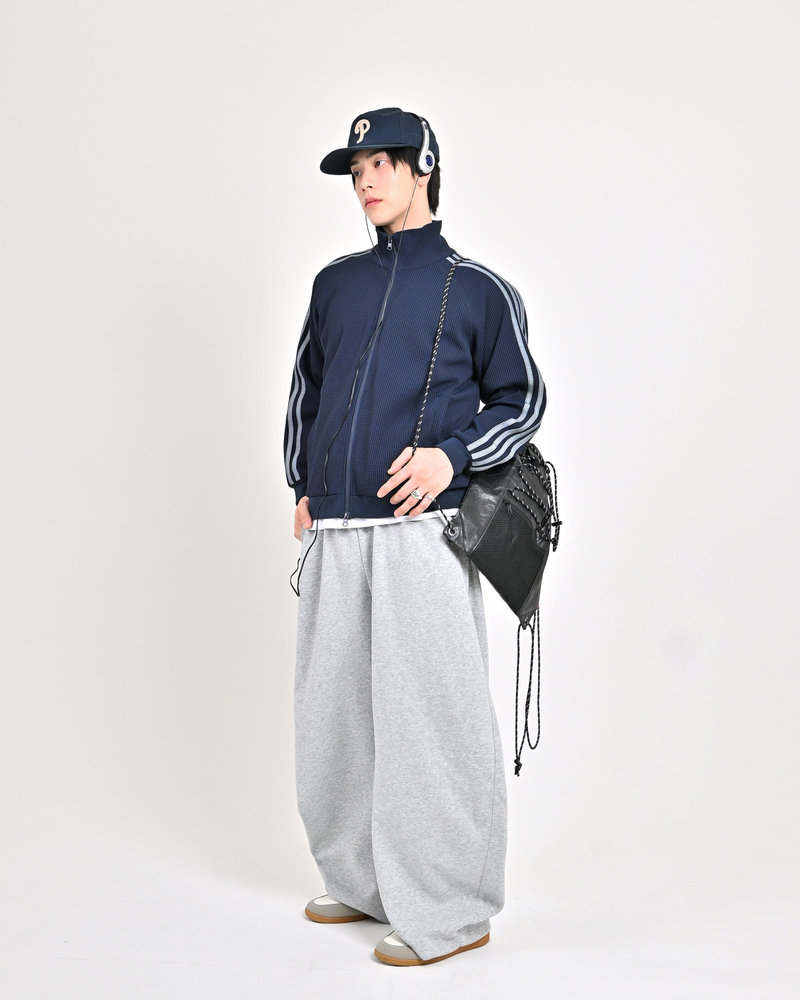 【10日以内お届け】ワッフルトラックジャケット L2161