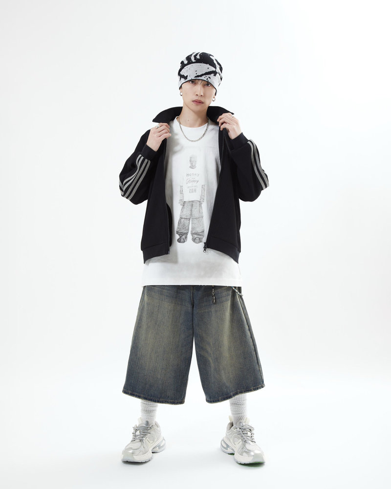 【10日以内お届け】ワッフルトラックジャケット L2161