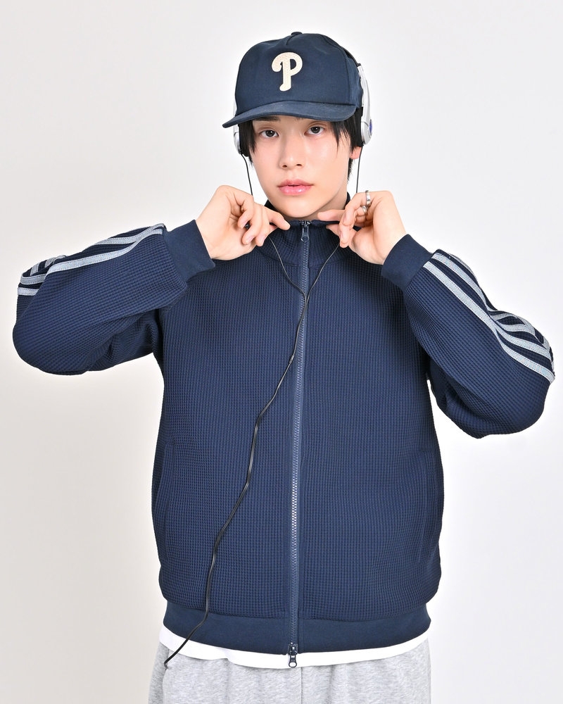 【10日以内お届け】ワッフルトラックジャケット L2161